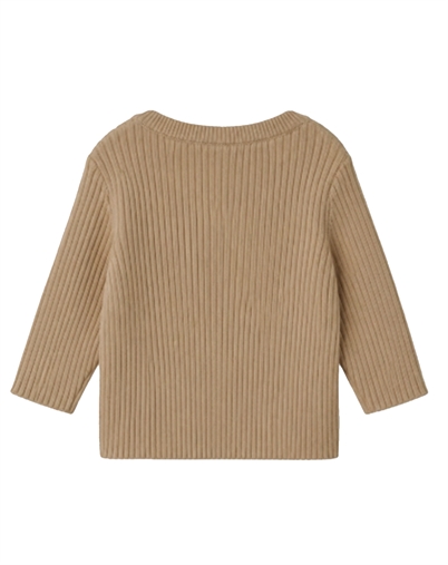 Name it - NBNObi Strik Cardigan - Sesame